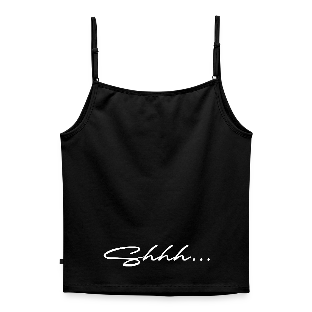 Frauen Spaghetti Tank Top - Schwarz