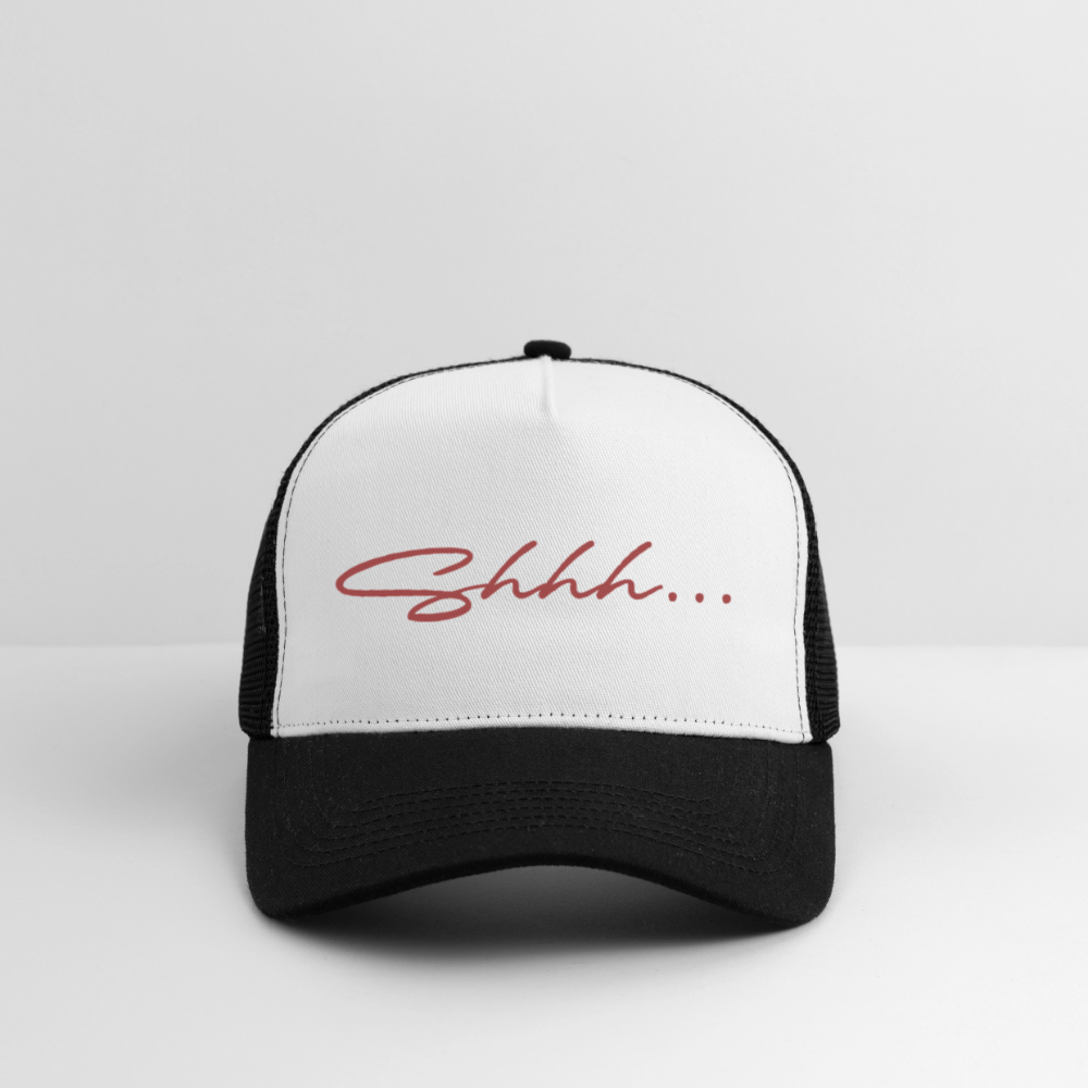 Trucker Cap - Weiß/Schwarz