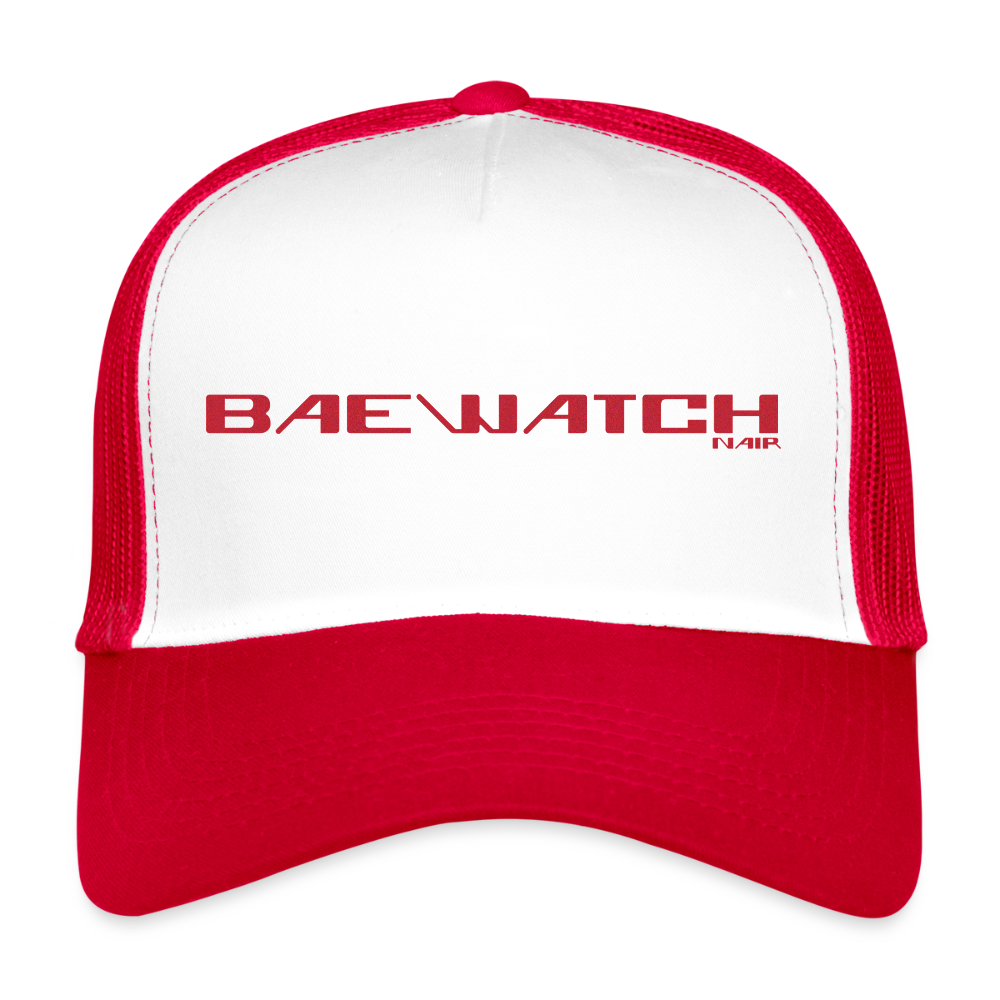 Trucker Cap - Weiß/Rot