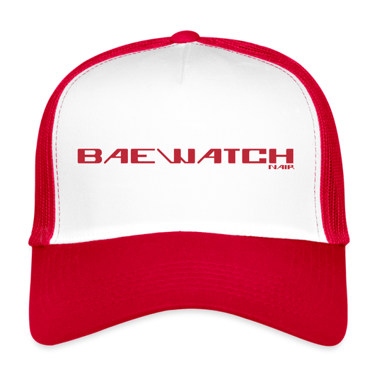Trucker Cap - Weiß/Rot