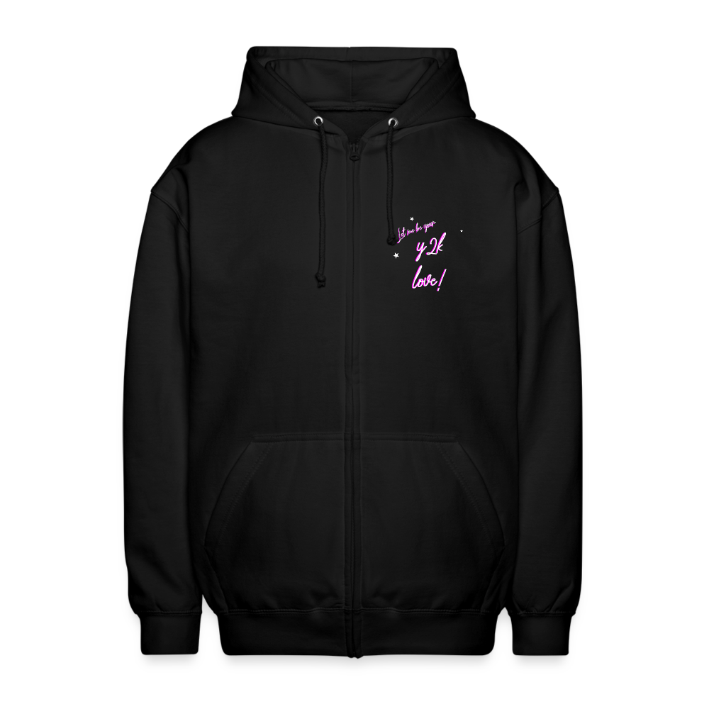Unisex Hooded Jacket - black
