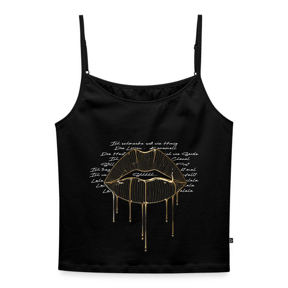 Frauen Spaghetti Tank Top - Schwarz