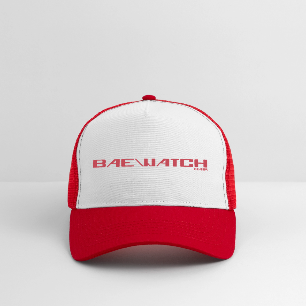 Trucker Cap - Weiß/Rot