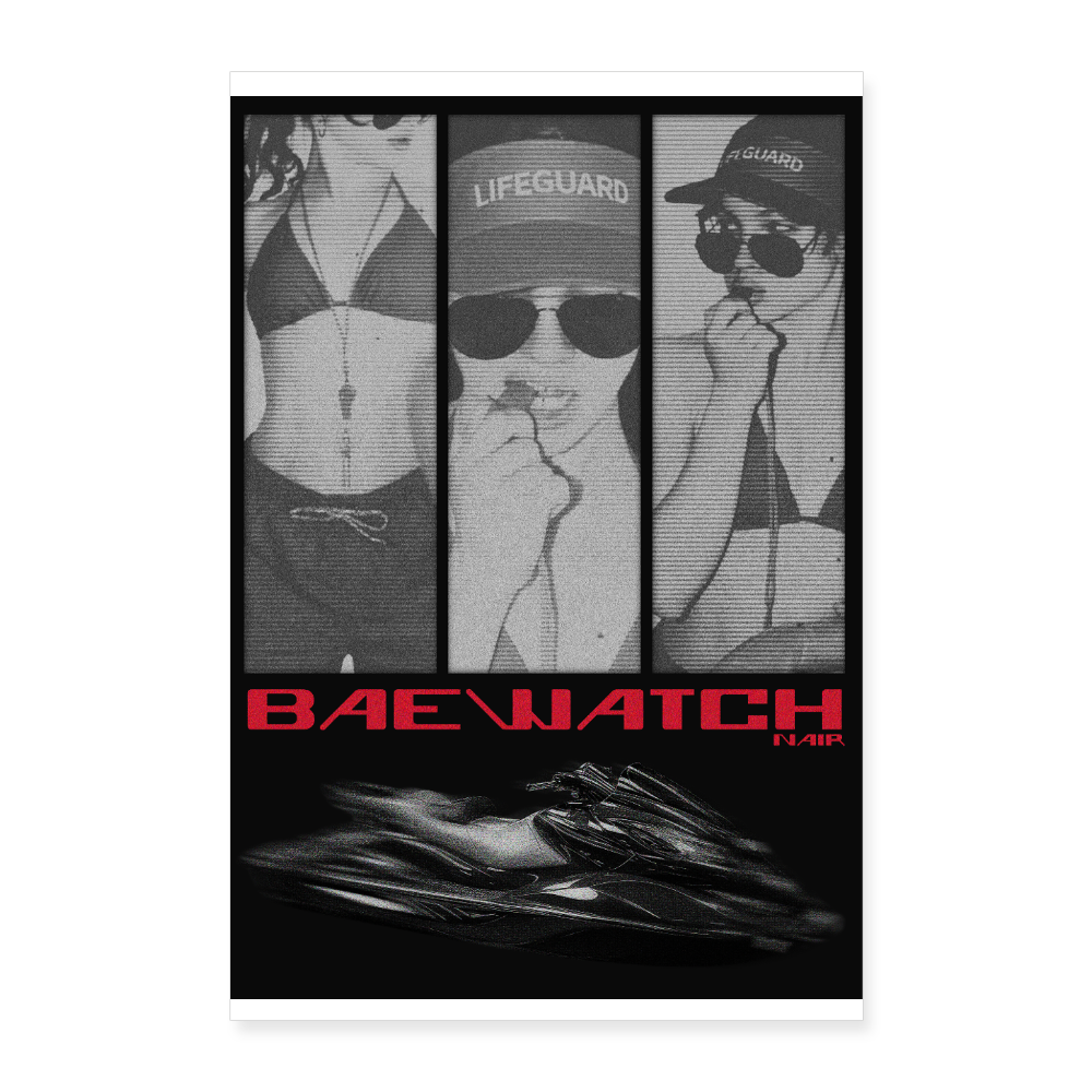 Poster 40x60 cm - Weiß