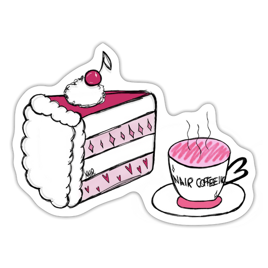 Sticker - white matte